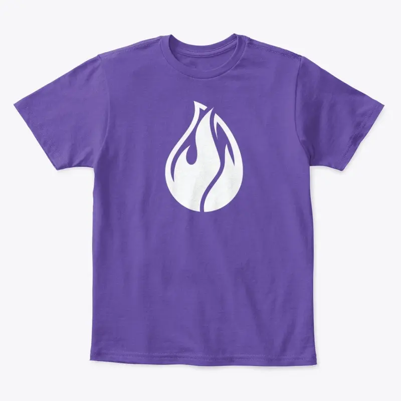 White Flame Kids Tee XS-XL